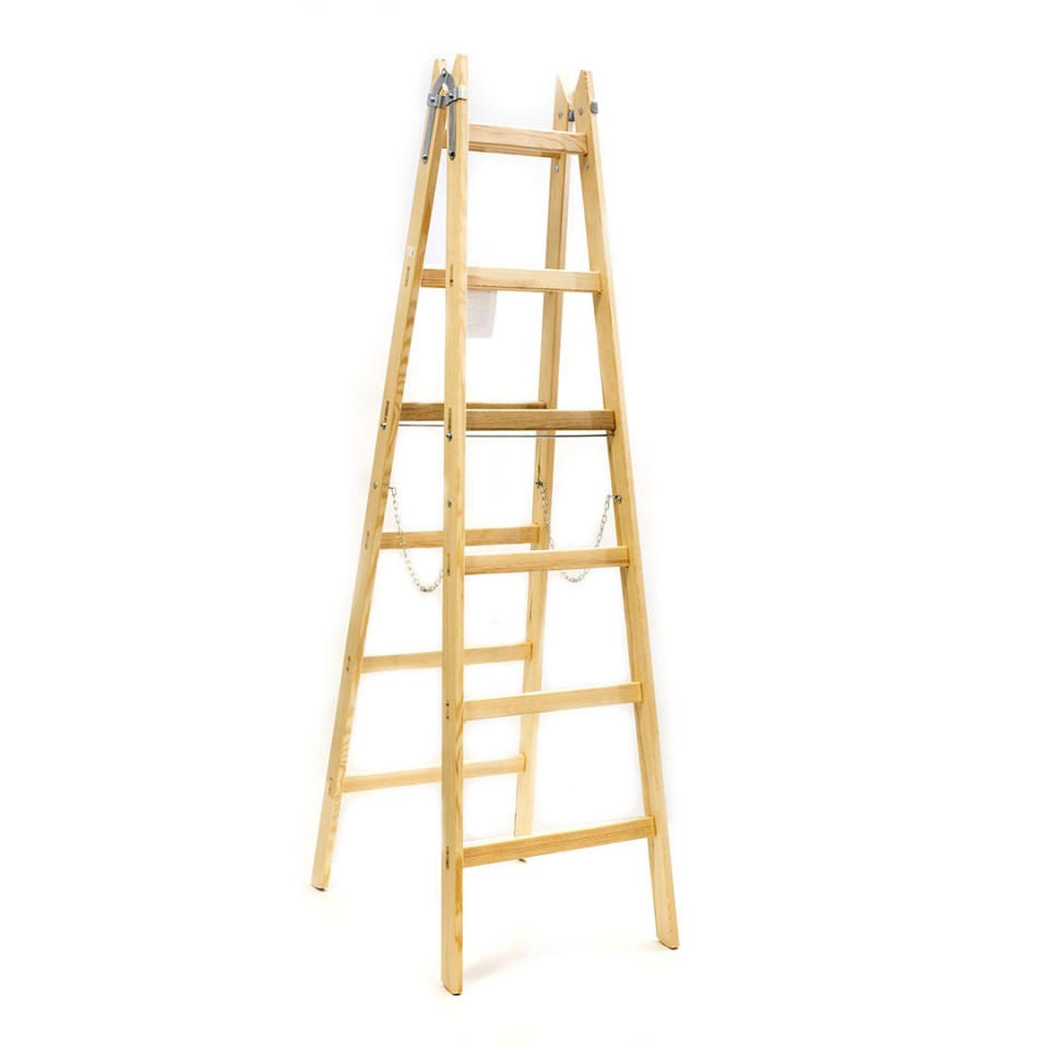 Drabina tynkarska rozstawna - 6 szczebli